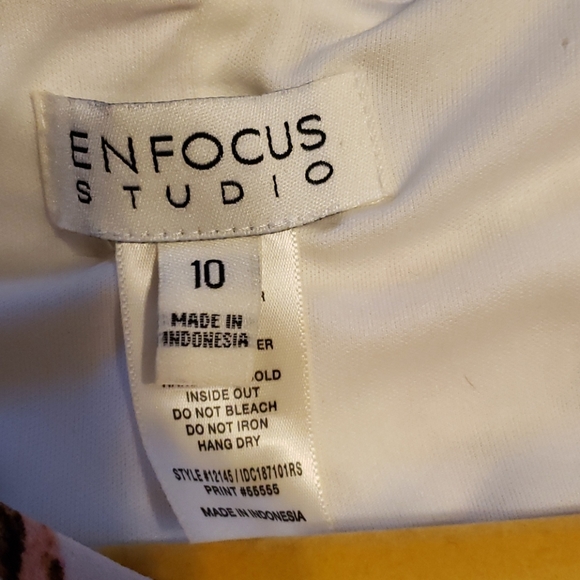 Enfocus studio floral dress size 10 - Picture 4 of 4